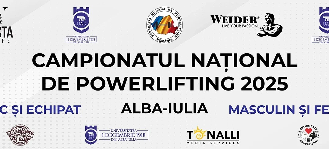 Programul Campionatului National de Powerlifting 2025